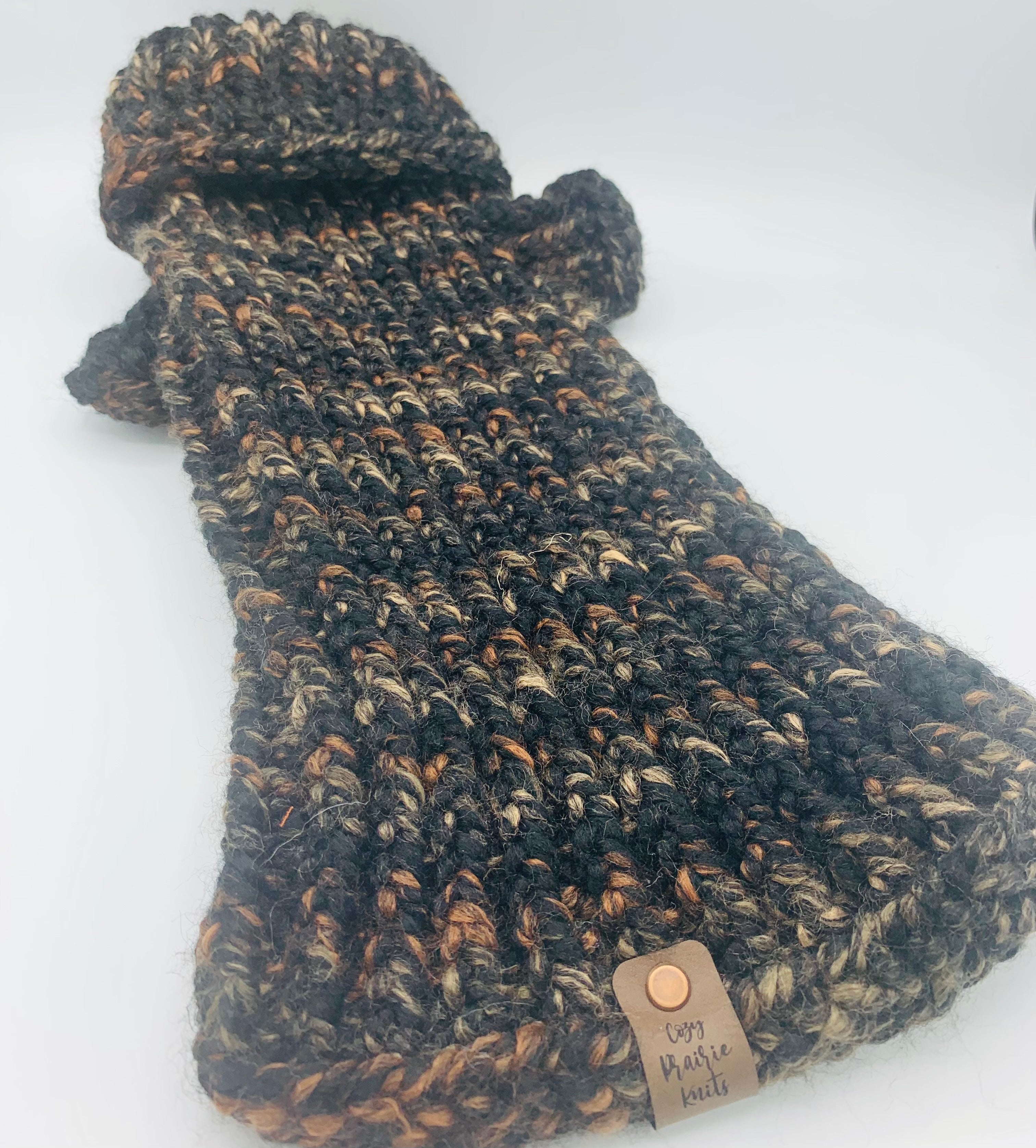 Black Knitted Dog Sweater (Small)