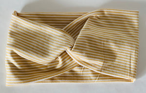 Golden Striped Adult Headband