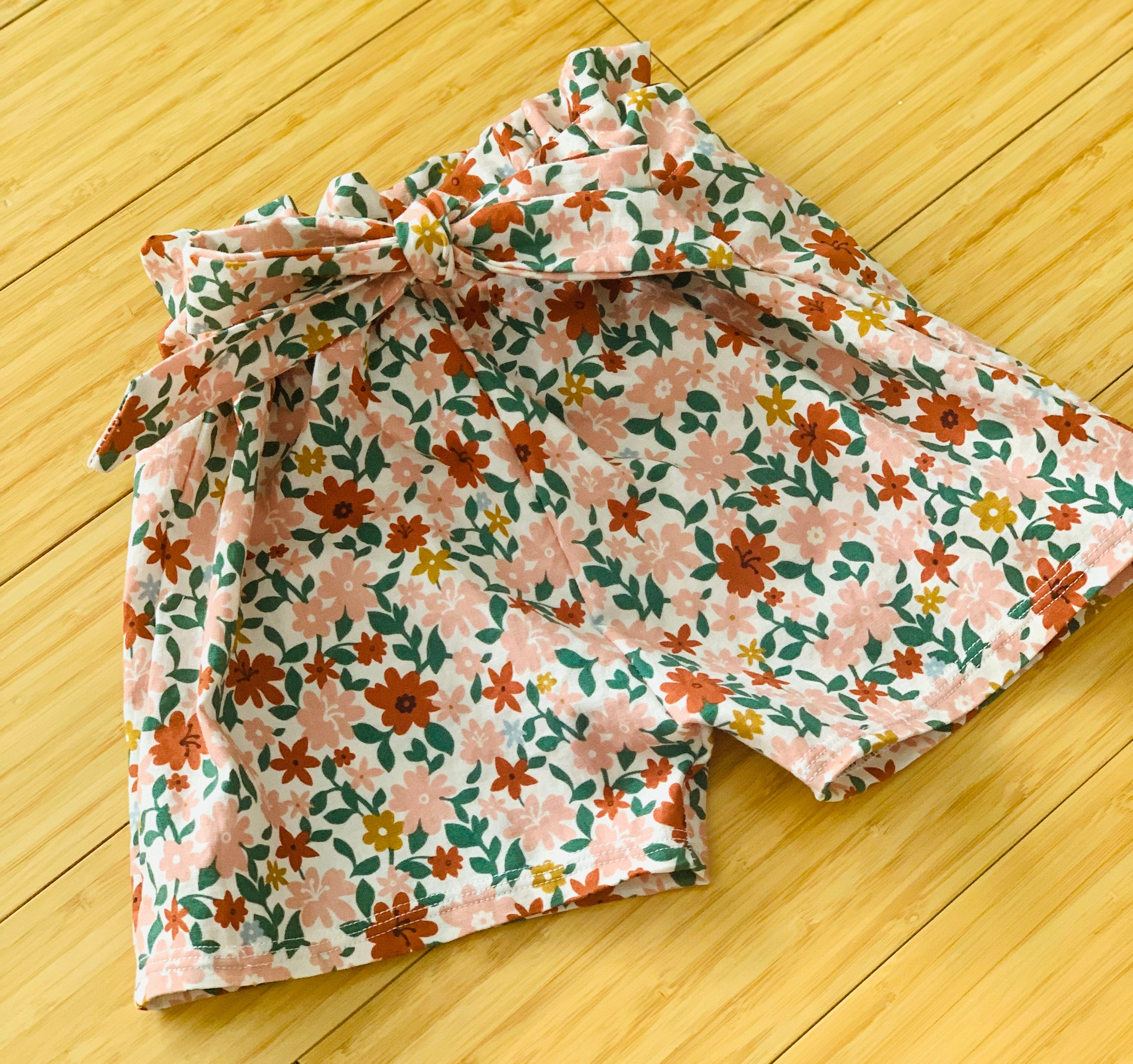 Paper Bag Waist Shorts  (18-24m)