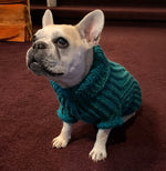 Black Knitted Dog Sweater (Large)