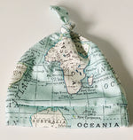 World Map Baby Hat