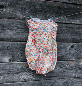Floral Ruffle Romper (18-24 months)