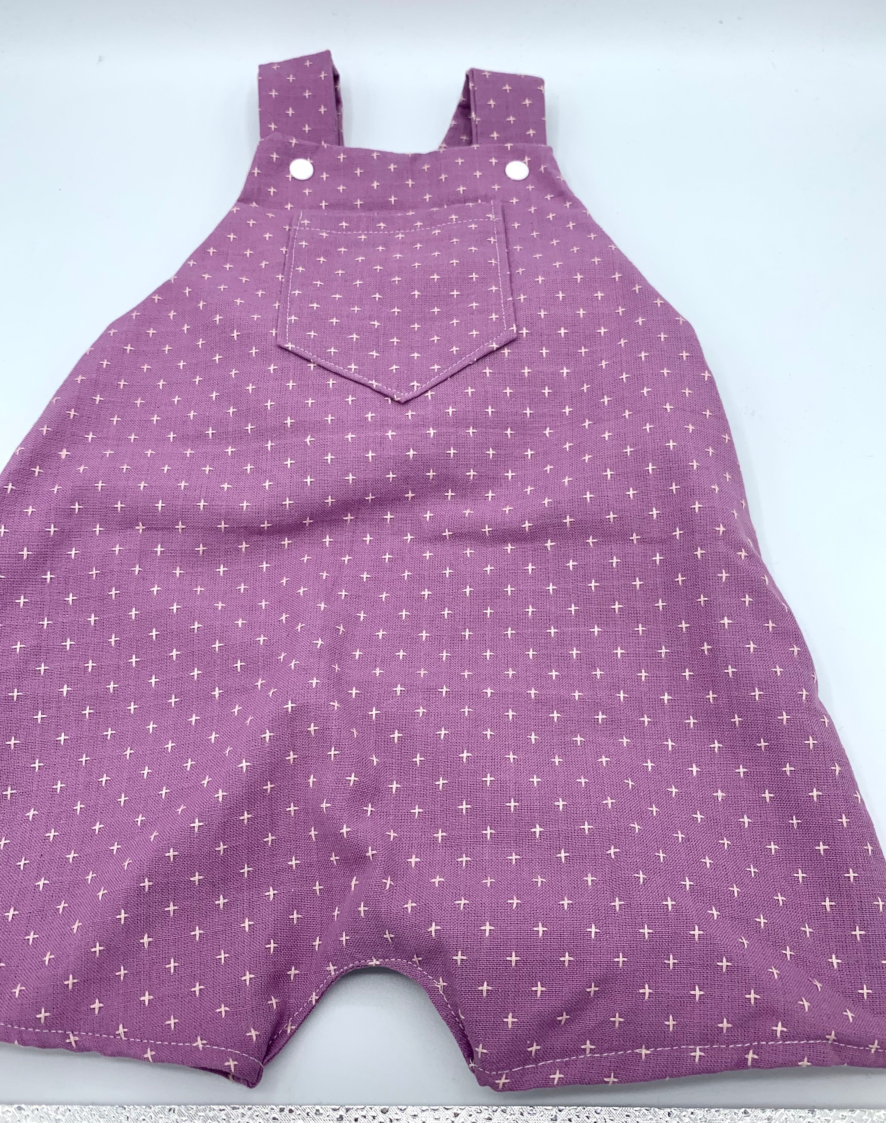 Woven Purple Overalls (12-18 months)