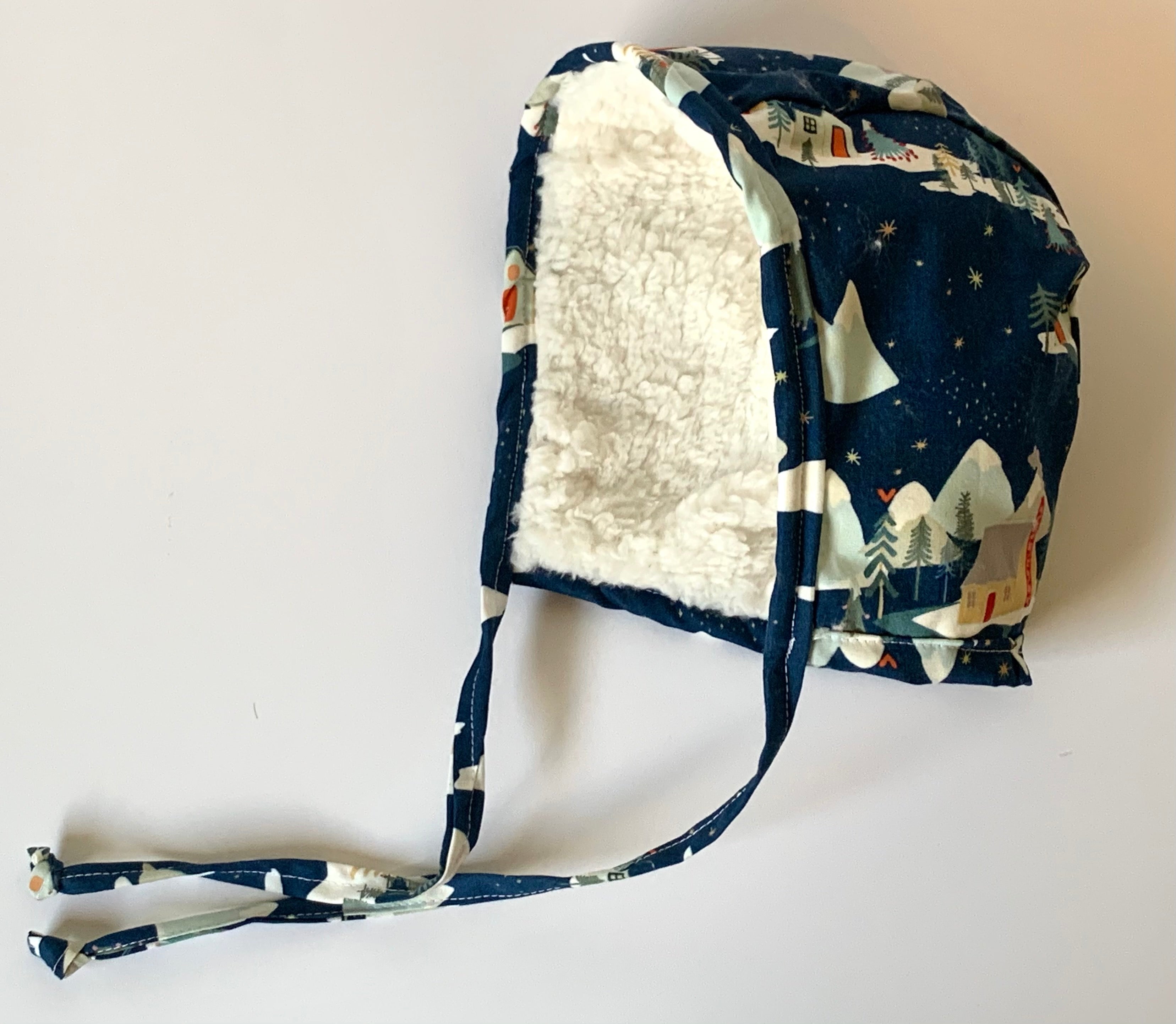Sherpa Lined Bonnet (0-3 months)