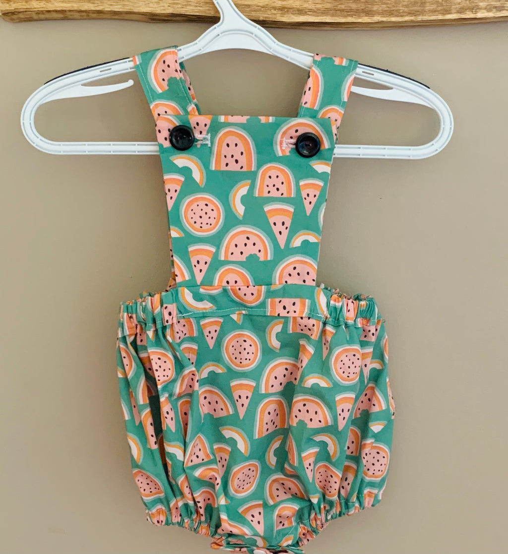 Overall Watermelon Romper (9-12 months)
